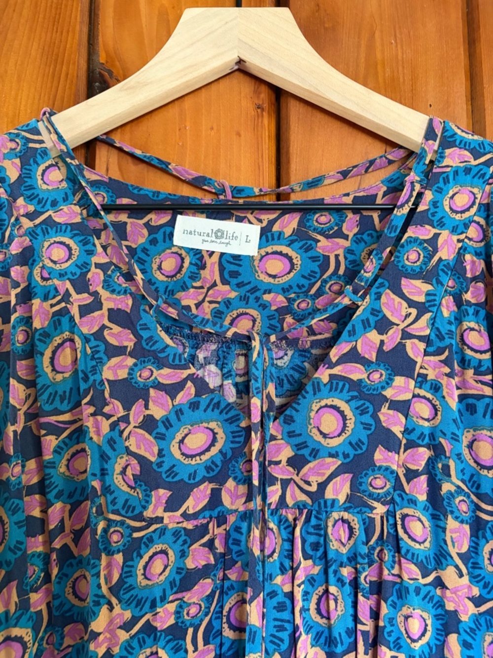 NATURAL LIFE bohemian maxi dress